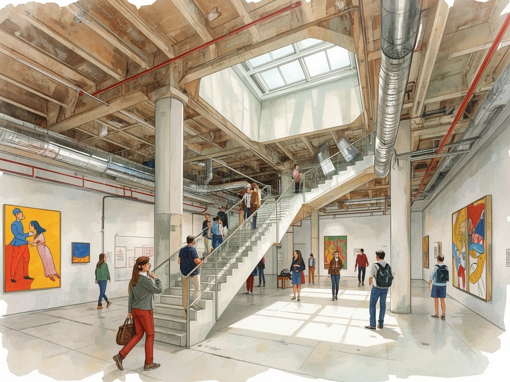 “The building is inside-out on purpose - like a giant Parisian joke.”