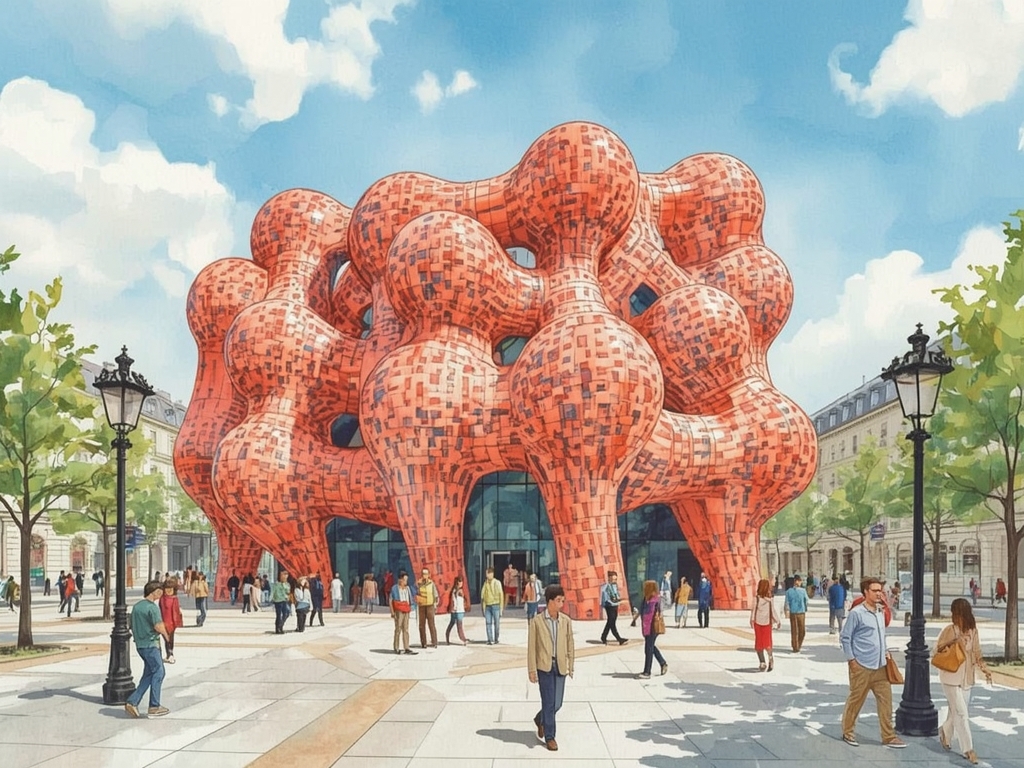 “The pipes are a secret ‘urban xylophone’ - the building hums when Paris is in a hurry.”