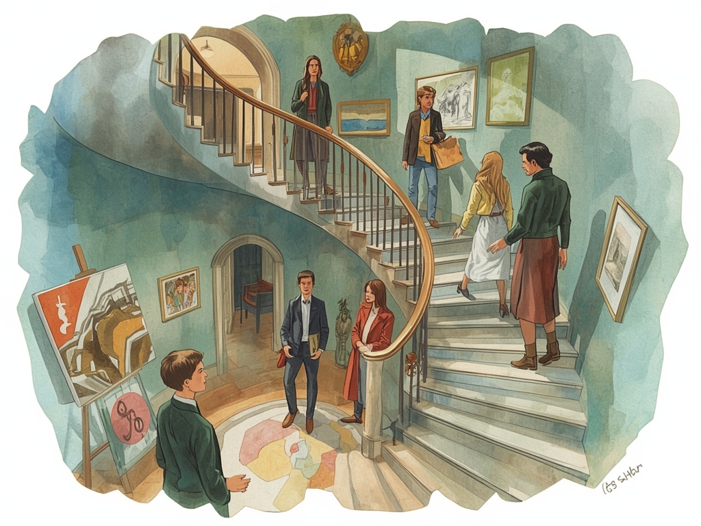 La « machine à remonter le temps de l’escalier en colimaçon »