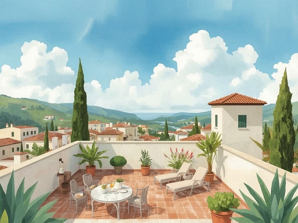 Il giardino pensile come “terrazza segreta” di sole e cielo